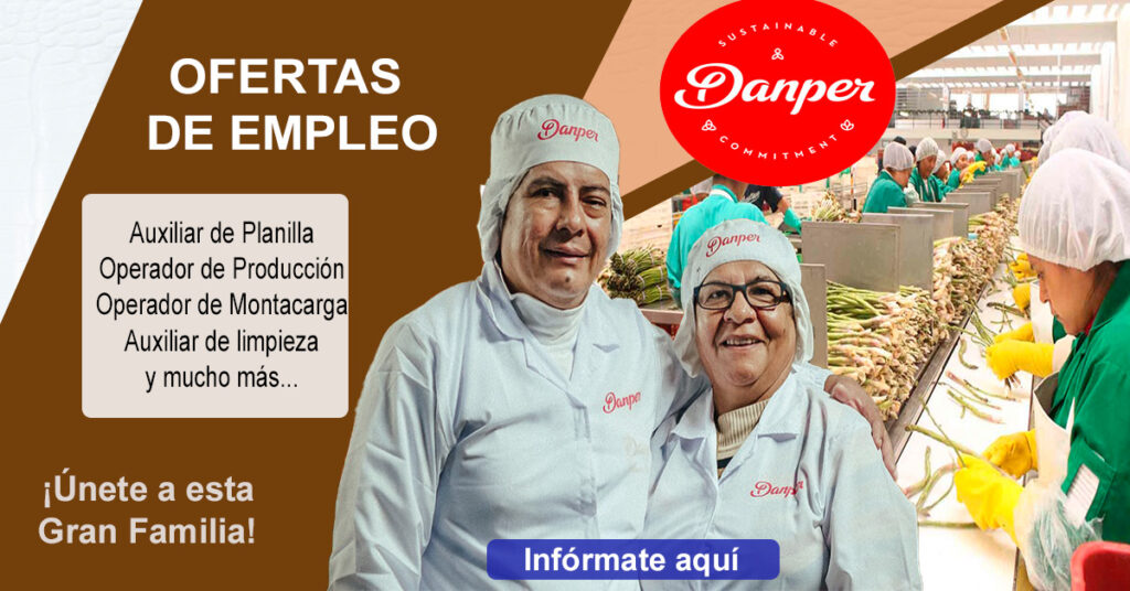 DANPER ofrece puestos disponibles