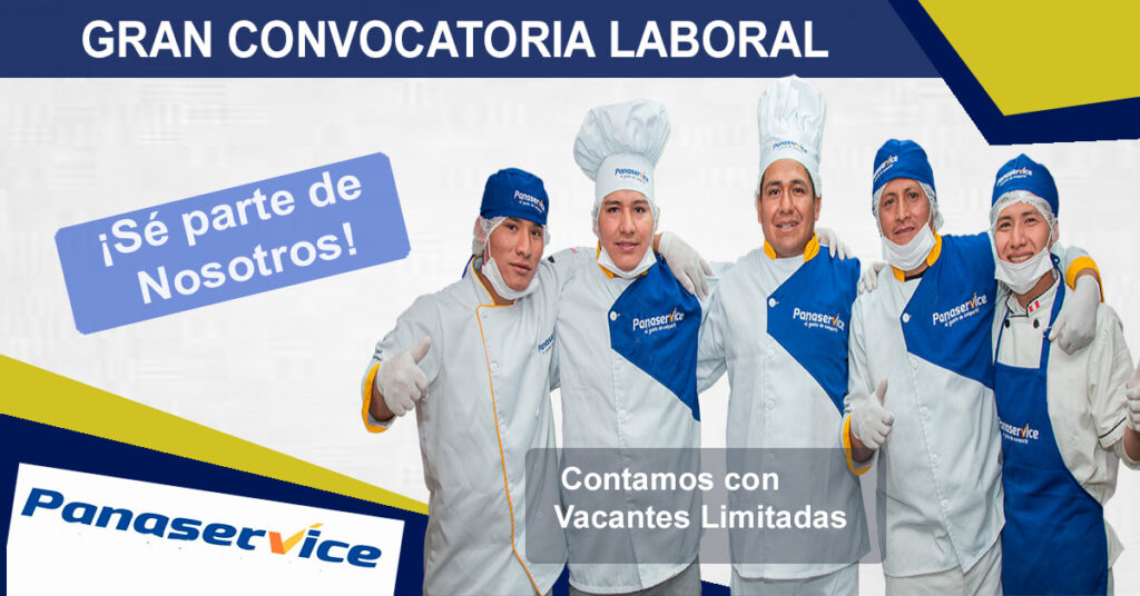 PANASERVICE te ofrece trabajo